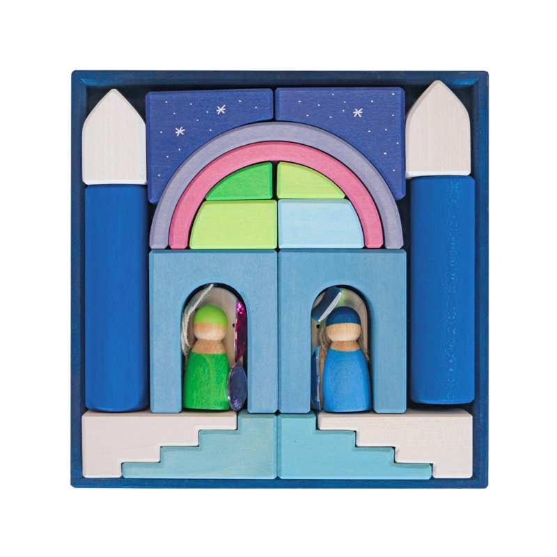 Układanka drewniana w ramce Kolory nocy Grimm’s