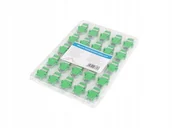 Pozostałe akcesoria sieciowe - Adapter światłowodowy Lanberg SM SC/APC simplex zaślepka przezroczysta - miniaturka - grafika 1