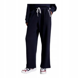 TOMMY HILFIGER SPODNIE DRESOWE DAMSKIE PANT GRANATOWE r.XS - Dresy damskie - miniaturka - grafika 1