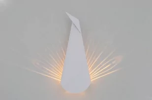 King Home Kinkiet PAW biały - włókno węglowe JD8607.WHITE - Lampy ścienne - miniaturka - grafika 1