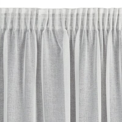 Firana gotowa EUROFIRANY Melia 140 x 270 cm Biały