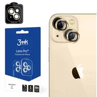 Pozostałe akcesoria do telefonów - 3MK Lens Protection Pro iPhone 15 Plus 6.7" żółty/yellow Ochrona na obiektyw aparatu z ramką montażową 1szt. - miniaturka - grafika 1