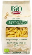 Makaron - Granoro Makaron mezze penne rigate BIO 500 g 8007290134066 - miniaturka - grafika 1