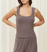 Koszulki i topy damskie - Triumph top podkoszulka piżama lyocell szary prążki rozmiar 40/L - miniaturka - grafika 1