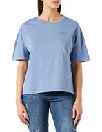 Koszulki i topy damskie - BOSS Damska koszulka C_elowa, Jasny/pastelowy niebieski452, L - miniaturka - grafika 1