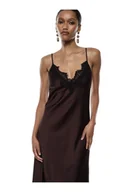 Sukienki - Abito lungo con spalline e pizzo scollo a v Donna Imperial - miniaturka - grafika 1