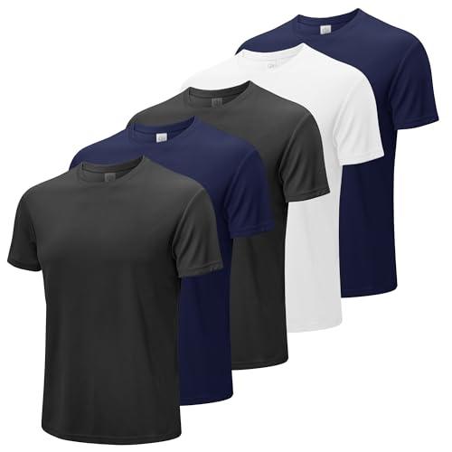 MEETWEE Męski T-Shirt Krótki Rękaw Letni Sport Tshirts Siłownia Fitness Mężczyźni Szybko suche Oddychająca Koszula Treningowa Funkcjonalna Koszula Sportowa
