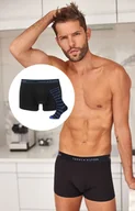 Majtki damskie - Bokserki męskie i skarpetki Tommy Hilfiger UM0UM00404-990, Kolor czarno-granatowy, Rozmiar S, TOMMY HILFIGER - Primodo.com - miniaturka - grafika 1