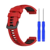 Akcesoria do pulsometrów i zegarków sportowych - SILIKONOWY PASEK DO GARMIN FORERUNNER 220/230/235/620/630/735XT - miniaturka - grafika 1