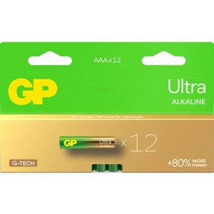 Baterie alkaliczne GP Ultra Alkaline 24AU21-DSB12 12 szt. - Baterie i akcesoria - miniaturka - grafika 1