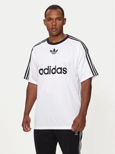 adidas T-Shirt adicolor IM9459 Biały Loose Fit - Koszulki męskie - miniaturka - grafika 1
