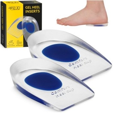 Wkładki Żelowe Pod Pięty Silikonowe Podpietki Do Butów Miękka Wkładka L/XL