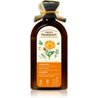 Szampony do włosów - Green Pharmacy ELFA PHARM - Szampon nagietek lekarski włosy norm.przetł. 350 ml - miniaturka - grafika 1
