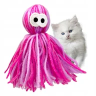 Zabawki dla kotów - Zabawka SZELESZCZĄCA włóczka dla kota ośmiorniczka dla kota grzechotka - miniaturka - grafika 1