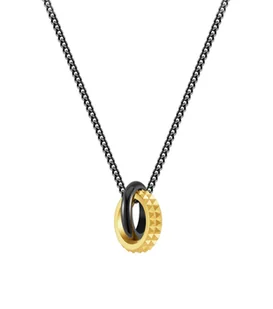 Biżuteria POLICE PEAGN0001804. Naszyjnik, Kolor czarny. Mężczyzna. - Naszyjniki - miniaturka - grafika 1