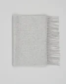 Apaszki i szaliki męskie - Szalik kaszmirowy cachemire szary - miniaturka - grafika 1