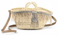 Torebki damskie - Kosz torebka na plażę ozdobna boho Simó Sastre - miniaturka - grafika 1