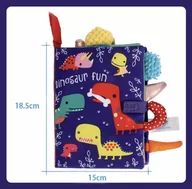 Zabawki sensoryczne - prezent dla chłopca książeczka - dinozaury - miniaturka - grafika 1