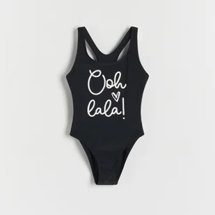 Reserved - Jednoczęściowy strój kąpielowy - Czarny - Stroje kąpielowe dla dziewczynek - miniaturka - grafika 1