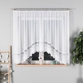 Firany - Firana Modesta 120 x 250 cm biała - miniaturka - grafika 1