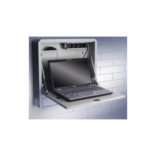 Intellinet Techly 026845 Szafka ścienna zabezpieczająca do notebooka 19", szara 026845 - Akcesoria do szaf serwerowych - miniaturka - grafika 1