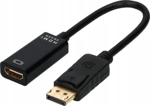 Kabel Pawonik DisplayPort - HDMI 0.2m czarny - Kable komputerowe i do monitorów - miniaturka - grafika 1