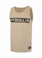 Koszulki męskie - Koszulka męska tank top Pit Bull Pitbull Hilltop beżowy XS - miniaturka - grafika 1