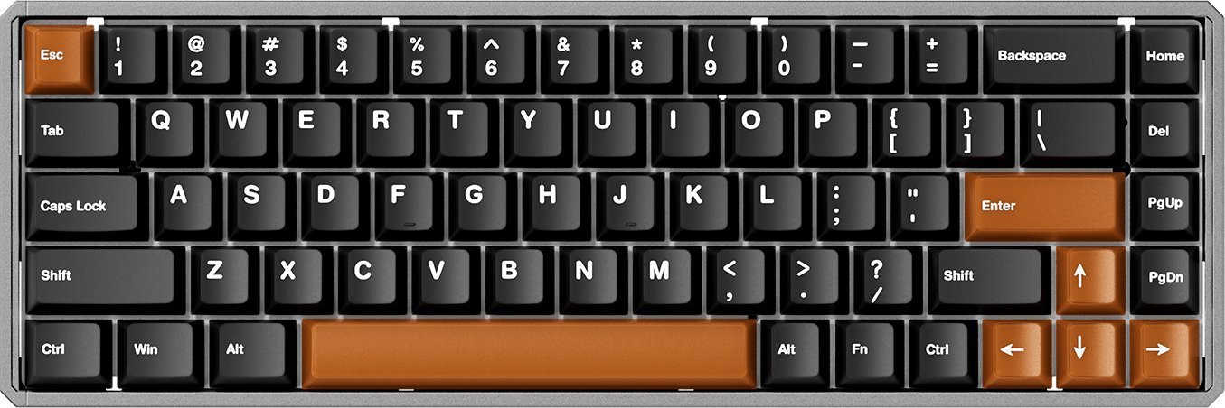 Akko Bezprzewodowa klawiatura MOD68-HE/02N-02H-00T-02E-02Q-02K