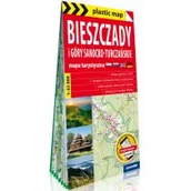 Nauki przyrodnicze - Bieszczady i Góry Sanocko-Turczańskie foliowana mapa turystyczna 1:65 000 Nowa - miniaturka - grafika 1