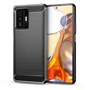 Etui i futerały do telefonów - Tech-Protect TPUCARBON XIAOMI 11T 5G / 11T PRO 5G BLACK FD_19810-0 - miniaturka - grafika 1