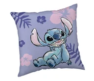 Kołdry i poduszki dla dzieci - Poduszka dziecięca 40x40 Lilo and Stitch fioletowa - miniaturka - grafika 1