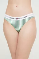 Stroje kąpielowe - Tommy Hilfiger figi kąpielowe kolor zielony - miniaturka - grafika 1