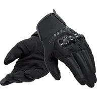 Rękawice motocyklowe - Dainese Mig 3 Air Tex Gloves, Letnie rękawice motocyklowe, męskie, czarne/czarne, XXL - miniaturka - grafika 1
