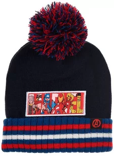 Czapka z pomponem dla chłopca Avengers rozmiar 54 cm - Czapki damskie - miniaturka - grafika 1