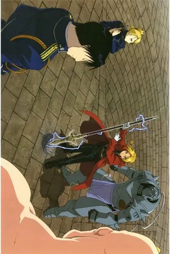 Plakat Anime Fullmetal Alchemist FMA_075 A2 Custom Manga