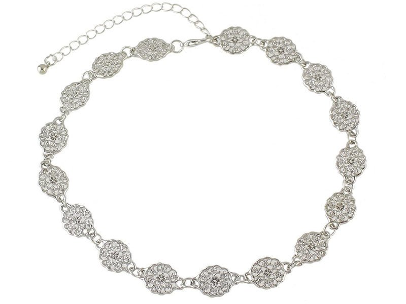 Naszyjnik Kwiaty Kwiatuszki Choker Prezent