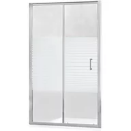 Ścianki i drzwi prysznicowe - Mexen Apia drzwi prysznicowe rozsuwane 90 cm, pasy, chrom - 845-090-000-01-20 - miniaturka - grafika 1