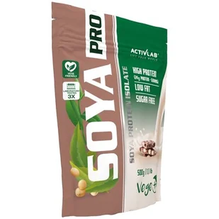 ActivLab Soja Pro 500 g Chocolate with Nuts (5907368800998) - Odżywki białkowe - miniaturka - grafika 1
