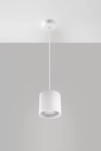 Sollux Lighting Lampa wisząca ORBIS 1 biały - Lampy sufitowe - miniaturka - grafika 1