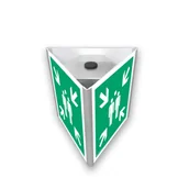 Systemy ekspozycyjne i znaki informacyjne - AE707 MIEJSCE ZBIÓRKI DO EWAKUACJI + SŁUPEK (3D DO SŁUPKA), PS - PŁYTA PCV 1MM FOTOLUMINESCENCYJNA; (250X250MM) - miniaturka - grafika 1