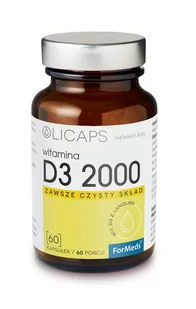 Formeds Olicaps D3 2000 Suplement diety 60 kaps. - Witaminy i minerały - miniaturka - grafika 1
