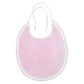 Śliniaki i fartuszki - Różowy muślinowy śliniak Kindsgut Paris - miniaturka - grafika 1