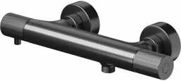 CERSANIT Bateria prysznicowa ścienna ZEN termostatyczna gun metal S951-583 - Baterie wannowe i prysznicowe - miniaturka - grafika 1