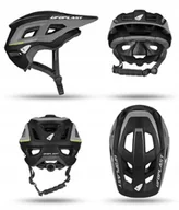 Kaski rowerowe - Ufo Kask Rowerowy Mtb E-Bike Defcon-Three Kolor Czarny/Szary Rozmiar L/Xl - miniaturka - grafika 1