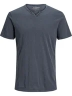 Koszulki męskie - Jack & Jones Koszulka "Split" w kolorze granatowym - miniaturka - grafika 1