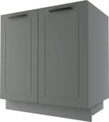Meble kuchenne - Bergamo Szafka Dolna D11/80 Szary Mat - miniaturka - grafika 1
