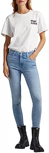 Spodnie damskie - Pepe Jeans Dżinsy damskie Regent, niebieskie (denim-MN4), 26 W/32 L, Niebieski (Denim-MN4), 26W / 32L - grafika 1