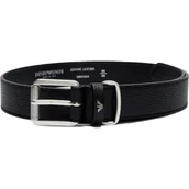 Paski - Emporio Armani Skórzany pasek - miniaturka - grafika 1