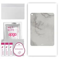 Akcesoria do tabletów i e-booków - folia naklejka skórka strukturalna na TYŁ do Apple iPad Air 11 6 gen. 2024 - Marmur Szary - apgo SKINS - miniaturka - grafika 1