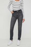 Spodnie damskie - Tommy Hilfiger jeansy damskie kolor szary - miniaturka - grafika 1